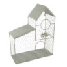 Gabbia casetta Gardening grigio 40x51x17 cm decorativa casa