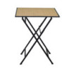 Tavolo ferro nero quadro cm 60x60h74