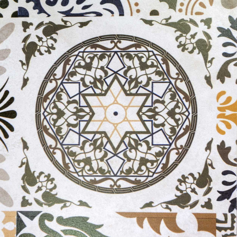 Colonnina mosaico metallo Frigole tonda Ø30x70 cm arredo giardino
