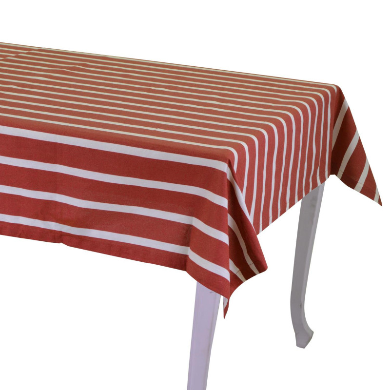 Tovaglia Pop Righe Bordeaux 140x180 cm – Stile e colore tavola