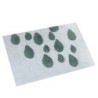 Tappetino bagno 100% cotone gocce acqua antiscivolo 50x80x2 cm