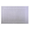 Tappetino bagno 100% cotone Vincent grigio antiscivolo 50x80
