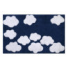 Tappetino bagno 100% cotone Nuvole blu antiscivolo 50x80