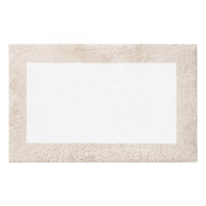 Tappetino bagno 100% cotone Otello beige antiscivolo 50x80