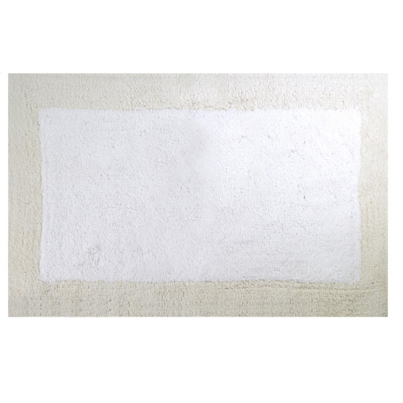 Tappetino bagno 100% cotone Otello beige antiscivolo 50x80