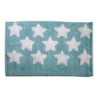Tappetino bagno 100% cotone Stelle acqua antiscivolo 50x80