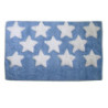Tappetino bagno 100% cotone Stelle cielo antiscivolo 50x80