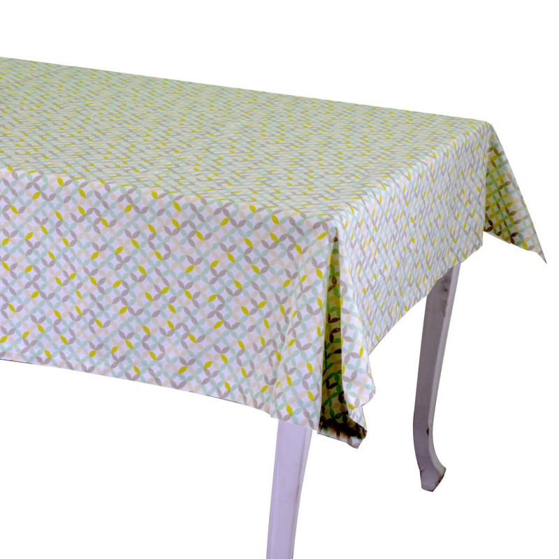 Tovaglia Optical Verde Chiaro 140x240 cm – Stile moderno tavola