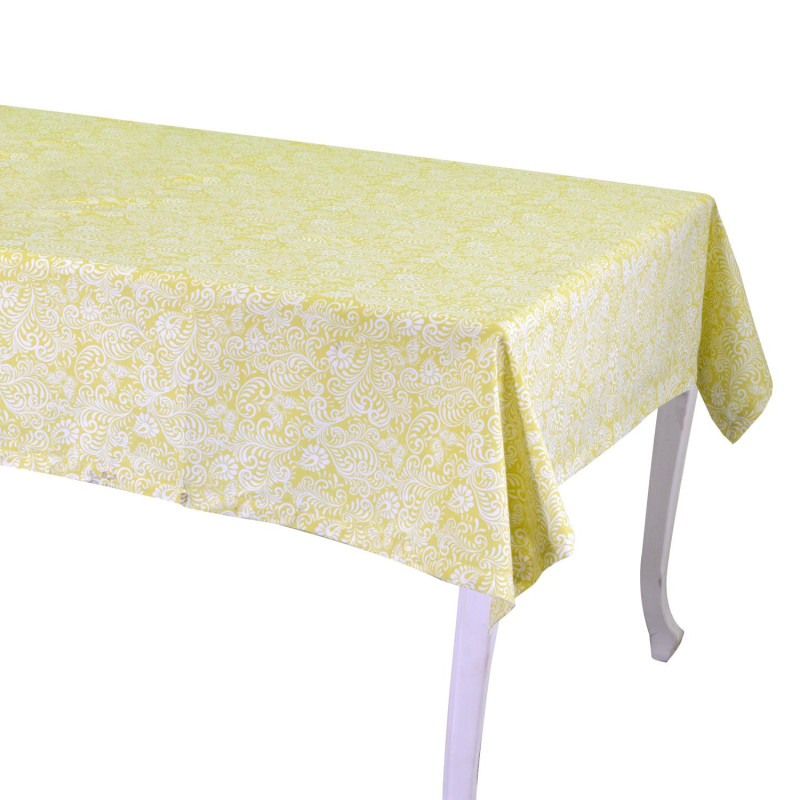 Tovaglia Flora Jacquard Lime 140x240 cm – Stile elegante tavola