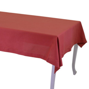 Tovaglia Juliette Rosso Mattone 140x180 cm – Eleganza tavola