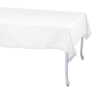 Tovaglia amelie bianco rettangolare cm 140x240
