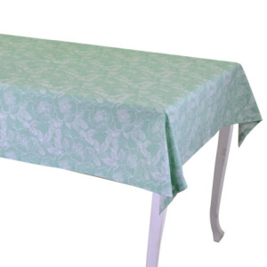 Tovaglia Wild Rose Verde Acqua 140x240 cm – Eleganza floreale