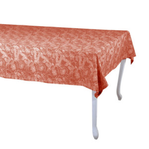 Tovaglia Wild Rose Rosso Mattone 140x180 cm – Eleganza floreale