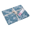 Tovaglia tessuto Wild Rose blu petrolio 140x240 cm elegante