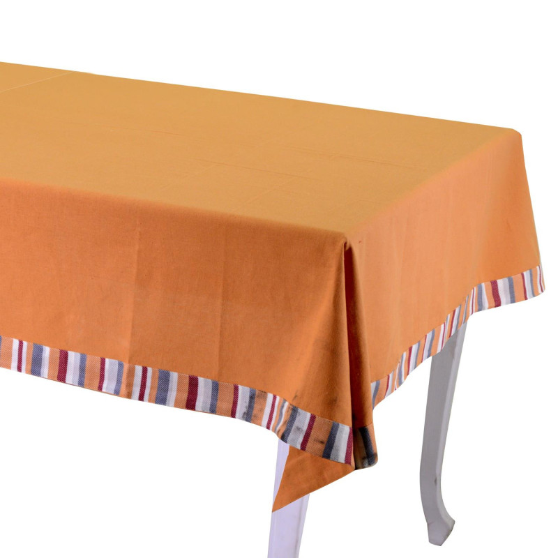 Tovaglia Stripe bordeaux bordo 5cm tinto in filo cm 140x180 elegante