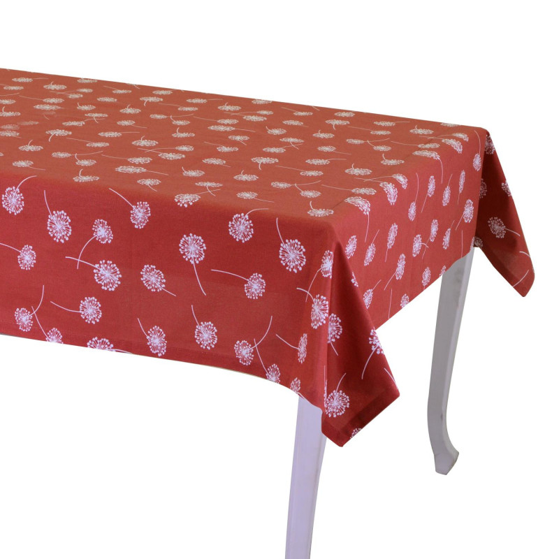 Tovaglia tessuto Life rosso mattone rettangolare cm 140x240 elegante