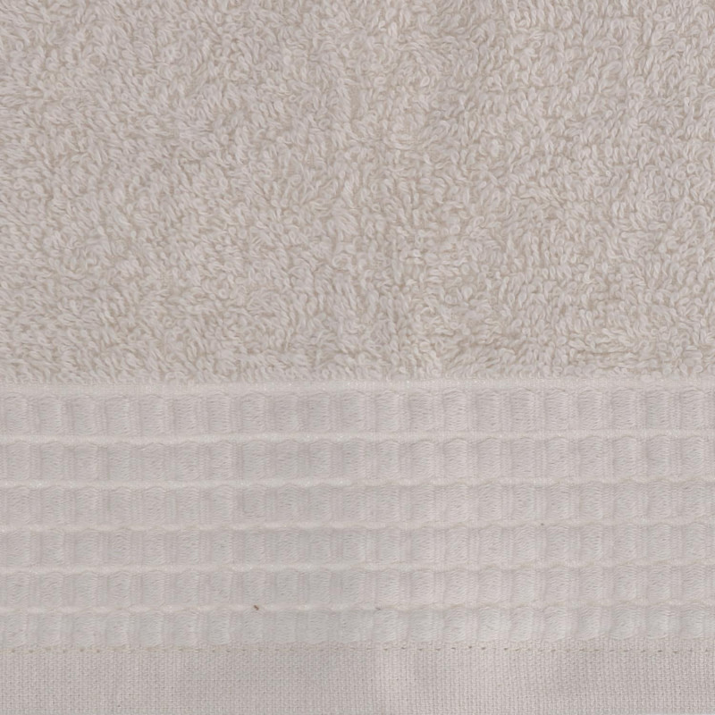 Asciugamano telo doccia Lisa beige 100x150 cm morbido e assorbente