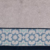 Asciugamano telo doccia Giada jacquard tortora 100x150 cm morbido