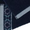 Asciugamano telo doccia Giada jacquard blu 100x150x2 cm