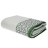 Asciugamano telo doccia Giada jacquard acqua 100x150 cm morbido