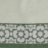 Asciugamano telo doccia Giada jacquard acqua 100x150 cm morbido