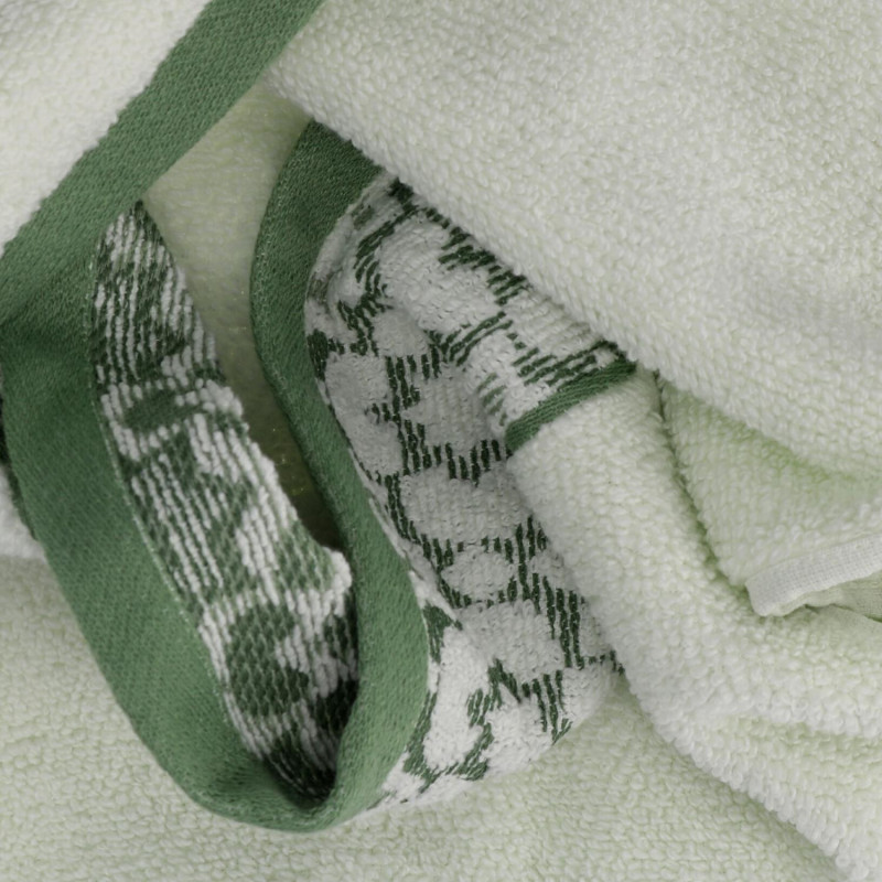 Asciugamano telo doccia Giada jacquard acqua 100x150 cm morbido