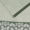 Asciugamano telo doccia Giada jacquard acqua 100x150 cm morbido