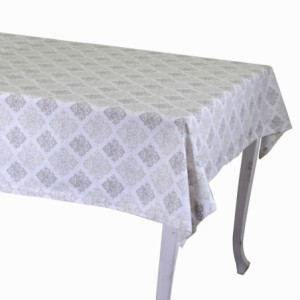 Tovaglia Venice Brocade bianco rettangolare cm 140x180 elegante tavola