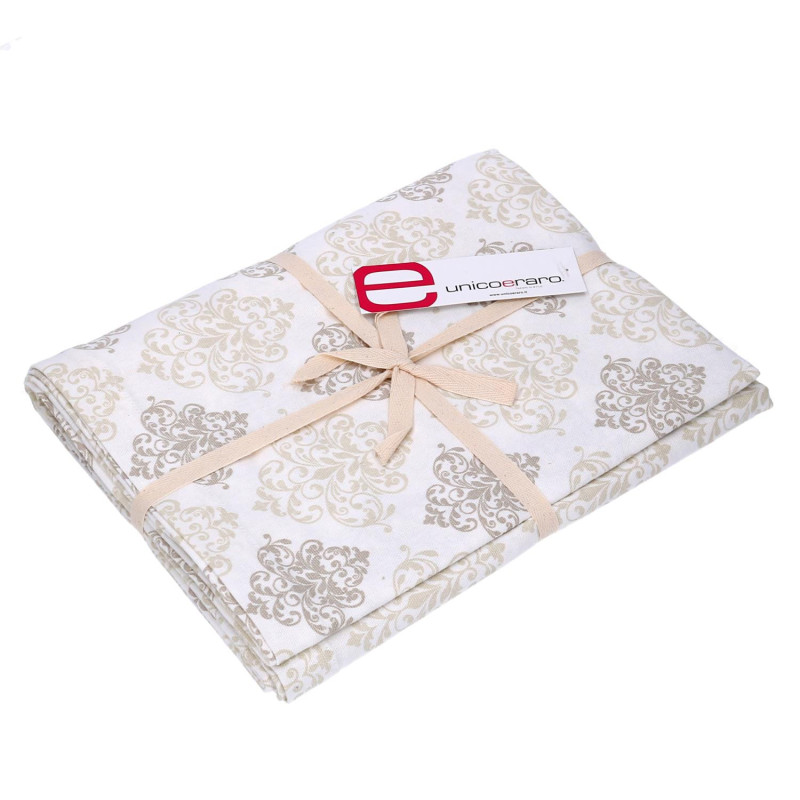 Tovaglia Venice Brocade bianco rettangolare cm 140x180 elegante tavola