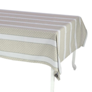 Tovaglia Venice Romatique beige rettangolare cm 140x180 elegante tavola