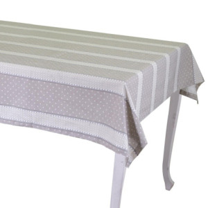 Tovaglia Venice Romantique beige rettangolare cm 140x240 elegante tavola