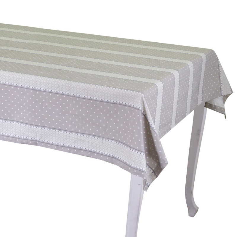 Tovaglia Venice Romantique beige rettangolare cm 140x240 elegante tavola