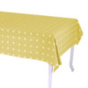 Tovaglia in tessuto pop pois lime rettangolare