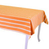 Tovaglia Pop Righe arancione rettangolare cm 140x180 vivace