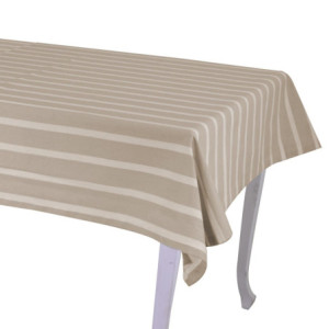 Tovaglia Pop Righe beige rettangolare cm 140x180 elegante moderna