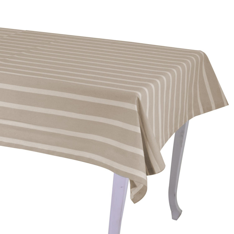 Tovaglia Pop Righe beige rettangolare cm 140x180 elegante moderna