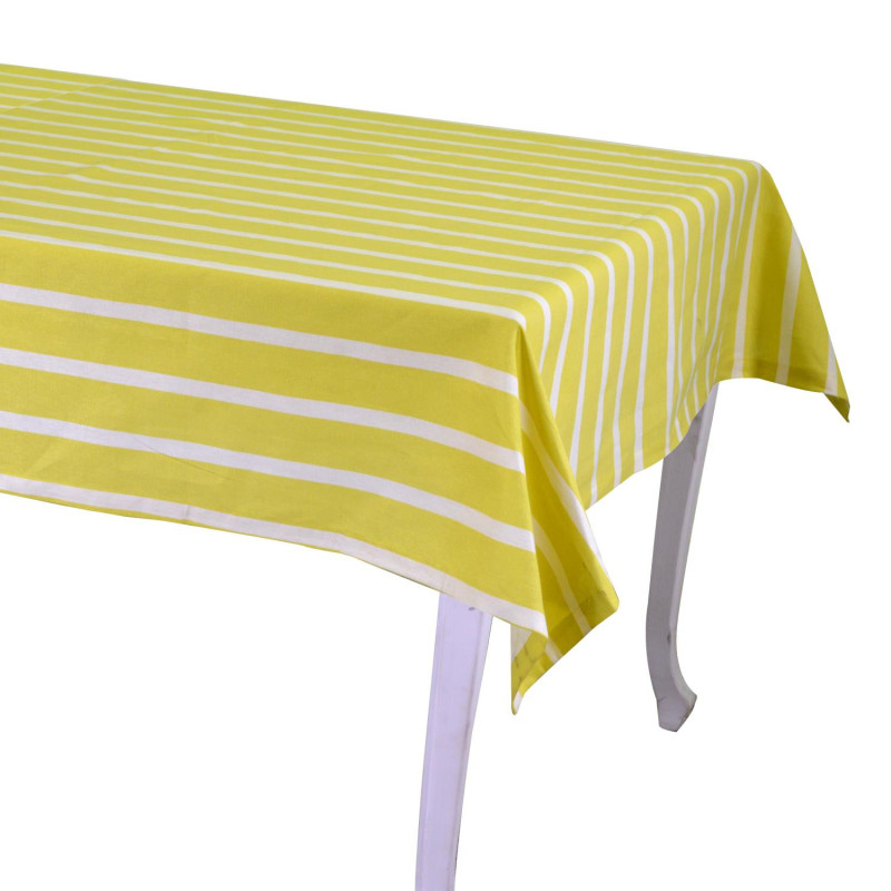 Tovaglia Pop Righe lime rettangolare cm 140x180 moderna vivace
