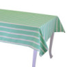 Tovaglia Pop Righe Verde Acqua 140x240 cm – Eleganza Casa
