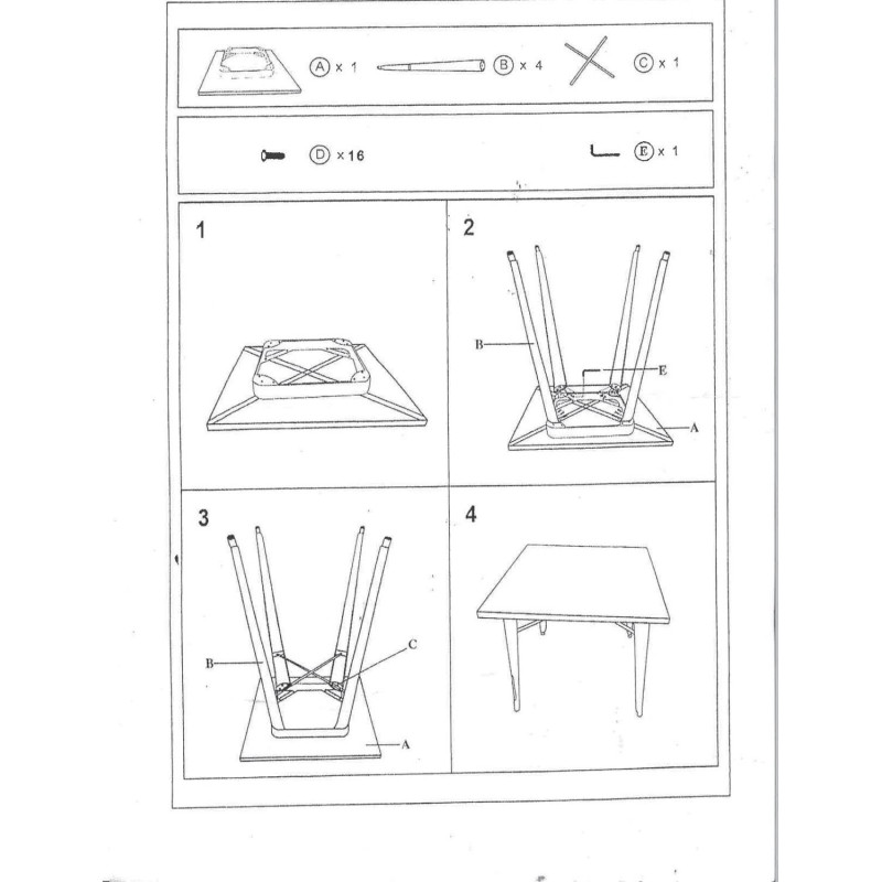 Tavolo Top ferro Bristol azzurro antico 120x60x76 cm rettangolare