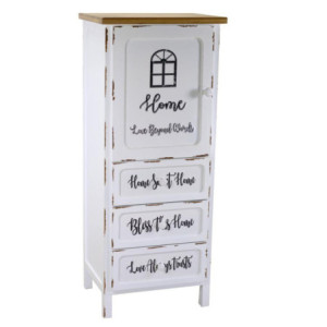 Mobile Breslavia 1 anta 3 cassetti 50x38x120 cm ingresso moderno