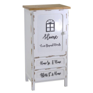 Mobile Breslavia 1 anta 2 cassetti 50x38x100 cm ingresso moderno
