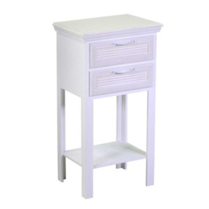 Mobiletto liverpool colonnina 2 cassetti + 1 piano cm 37x26h69,5