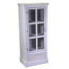 Mobiletto vetrina liverpool 1 anta + 1 cassetto cm 48,5x32h114