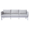 Salotto Cannes Alluminio Bianco E Imbottiture Moia
