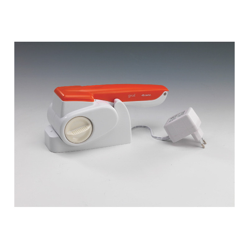 Grattugia elettrica senza filo rullo inox batteria arancione