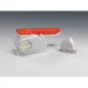 Grattugia elettrica senza filo rullo inox batteria arancione