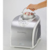 Gelatiera autorefrigerante 1L display LCD argento compatta