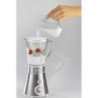 Frullatore tazza in vetro 800ml lame inox 300W Argento