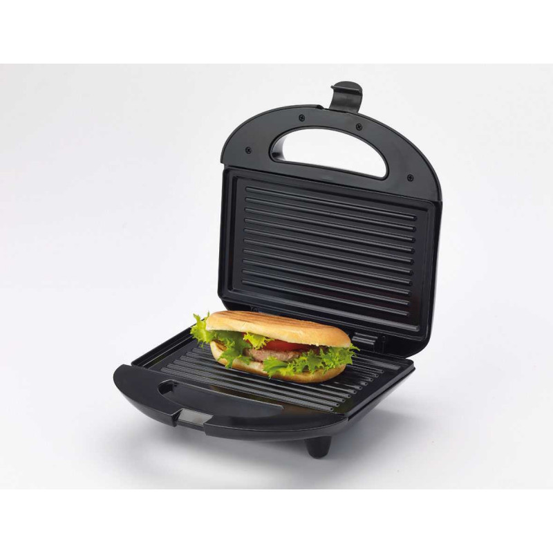 Griglia elettrica con coperchio per panini sandwich hamburger