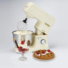Impastatrice planetaria con frullatore 10 velocità beige moderna